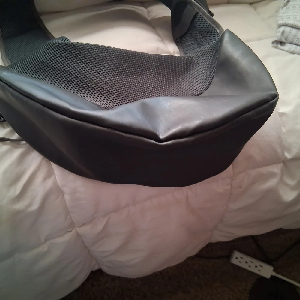 Source Unknown Blue and Gray Pet Carrier